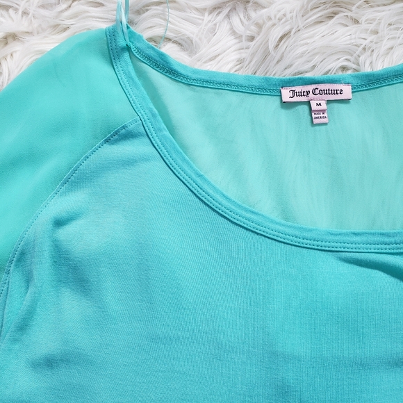 Juicy Couture Turquoise Long Sleeve - Picture 3 of 9